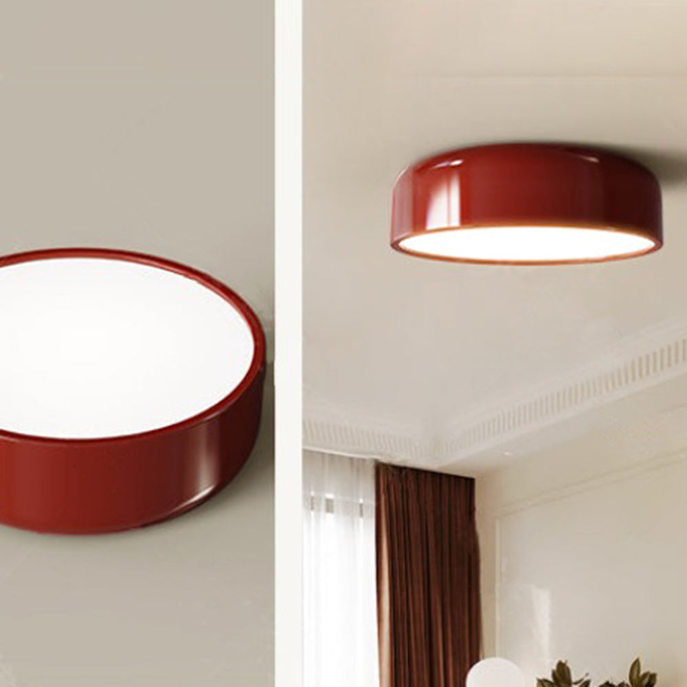 Taklampa Vintage i Metall | Mjölkvit, Röd eller Grön | Dimbar eller 3 Ljusfärger LED | 35–48 cm