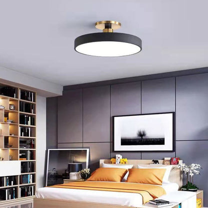 Taklampa LED Rund Plafond i Metall | 6 Färger | Ø 30–49,8 cm | Dimbar eller 3 Ljusfärger