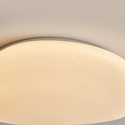 Taklampa LED i Vit Akryl | Kiselstensform | Varmvit, Dagsljusvit eller 3 Ljusfärger | Ø 38–55 cm