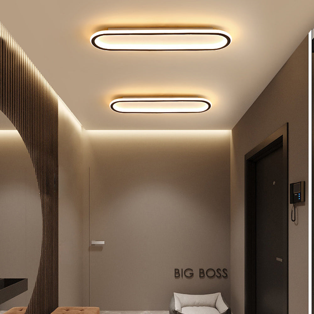 Deckenleuchte LED rechteckig | Schwarz, Gold oder Roségold | 39,9–99,8 cm | Dimmbar oder 3 Lichtfarben