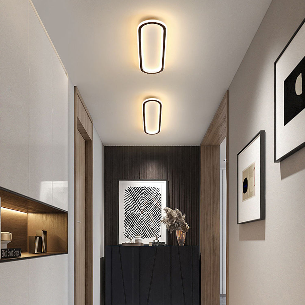 Deckenleuchte LED rechteckig | Schwarz, Gold oder Roségold | 39,9–99,8 cm | Dimmbar oder 3 Lichtfarben