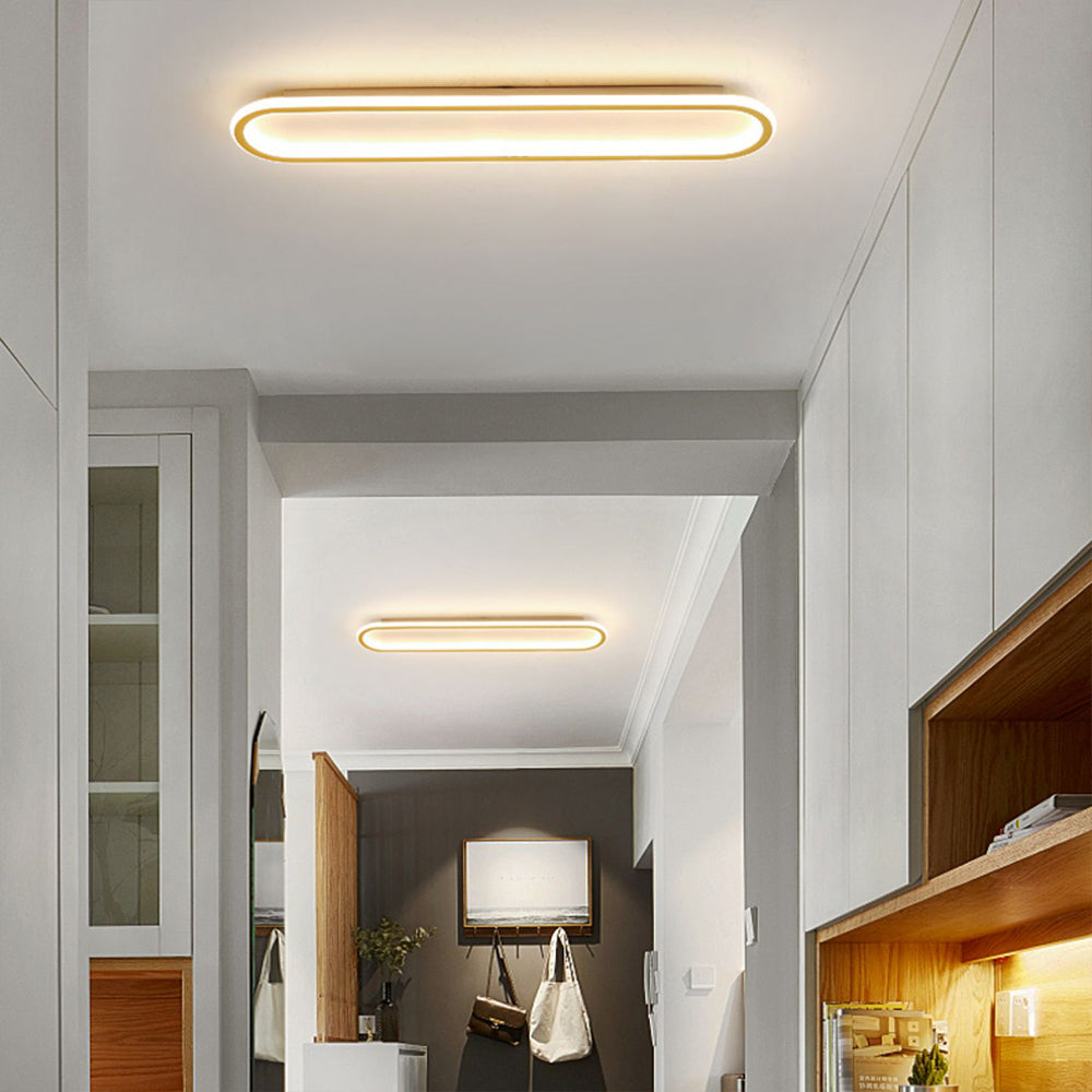 Deckenleuchte LED rechteckig | Schwarz, Gold oder Roségold | 39,9–99,8 cm | Dimmbar oder 3 Lichtfarben