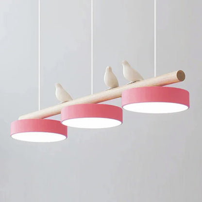Pendelleuchte mit Vogel LED | Verstellbarer Vogel in 6 Farben | Warmweiß oder Dimmbar | Weißes oder Schwarzes Kabel