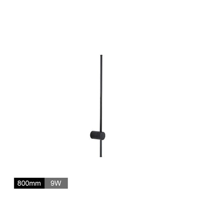 Wandleuchte LED Linear aus Schwarzem Metall und Acryl | 55–120 cm | Warmweiß oder Kaltweiß | Für Schlafzimmer und Arbeitszimmer