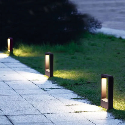 Marklampa Utomhus LED Aluminium | Pollarbelysning Trädgård | Vattentät IP65 | Varmvitt
