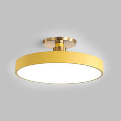 Taklampa LED Rund Plafond i Metall | 6 Färger | Ø 30–49,8 cm | Dimbar eller 3 Ljusfärger