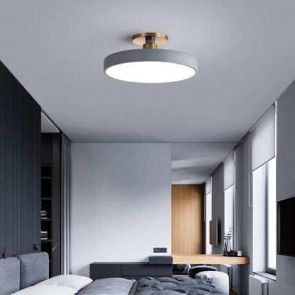 Taklampa LED Rund Plafond i Metall | 6 Färger | Ø 30–49,8 cm | Dimbar eller 3 Ljusfärger
