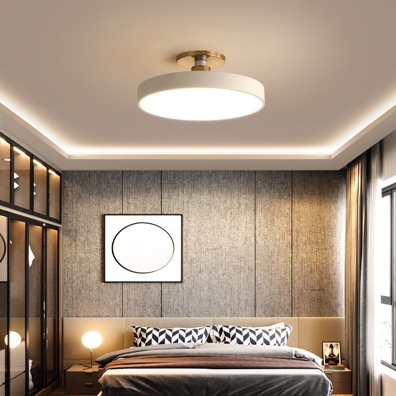 Taklampa LED Rund Plafond i Metall | 6 Färger | Ø 30–49,8 cm | Dimbar eller 3 Ljusfärger
