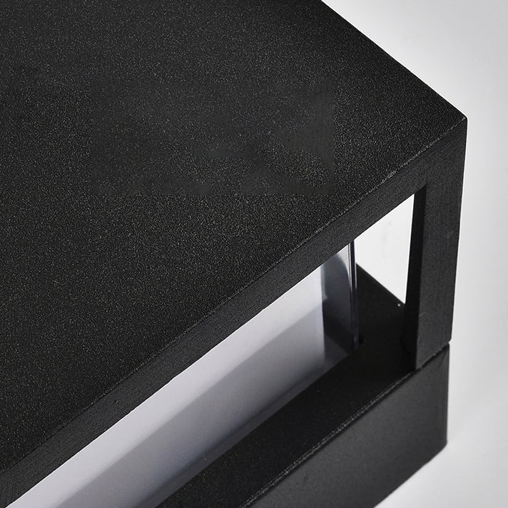 Marklampa Utomhus Cylinder LED | Industriell Aluminium Vattentät | Gräsmatta & Gång | Svart