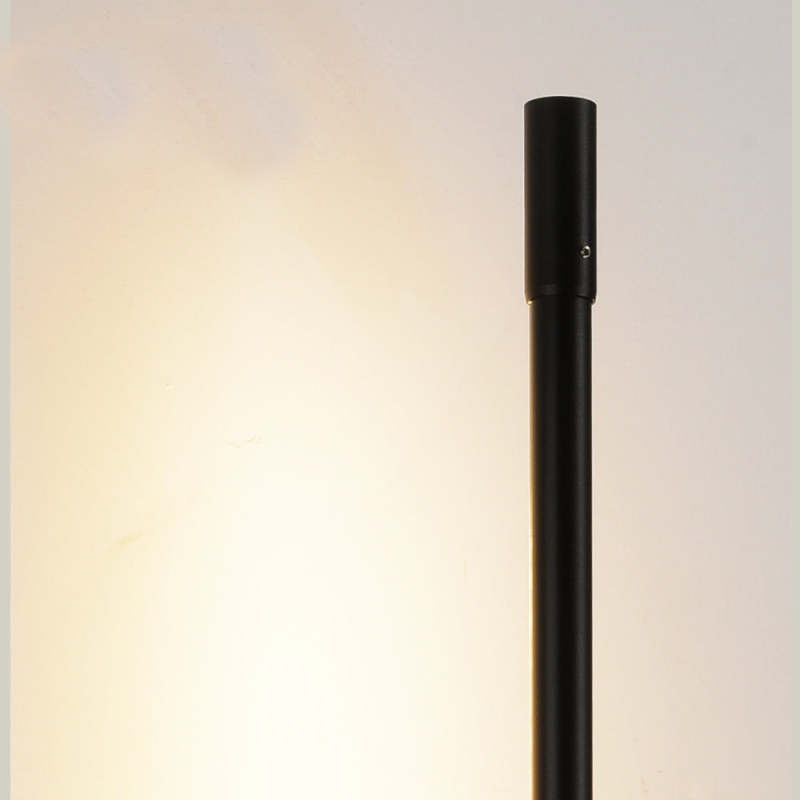 Wandleuchte LED Linear aus Schwarzem Metall und Acryl | 55–120 cm | Warmweiß oder Kaltweiß | Für Schlafzimmer und Arbeitszimmer