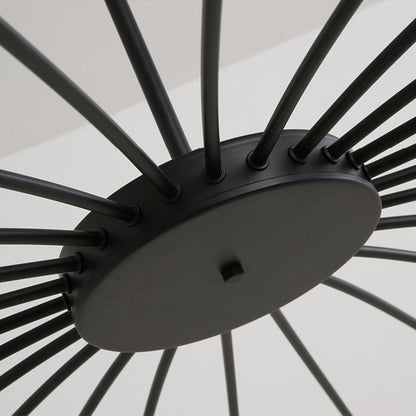 Kronleuchter Linear aus Metall mit Spots | Schwarz oder Weiß | 12, 18 oder 24 Lichter | G9-Leuchtmittel Inklusive