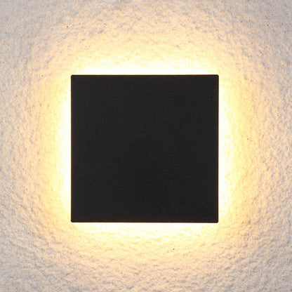 Außenwandleuchte LED | Rund oder Eckig aus Weißem oder Schwarzem Metall | IP65 | Mit oder Ohne Bewegungssensor