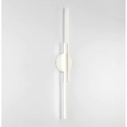 Vägglampa Linjär LED | Dubbel Linje i Svart eller Vit | Varmvit, Vit eller Dimbar | 55–71 cm