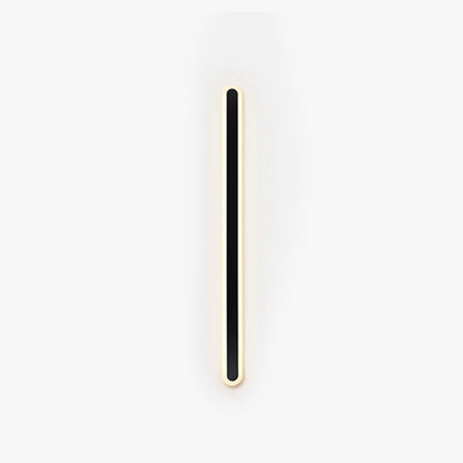 Außenwandleuchte | Lineare LED aus Schwarzem Metall | IP65 mit Bewegungssensor oder Dimmbar | 40–220 cm