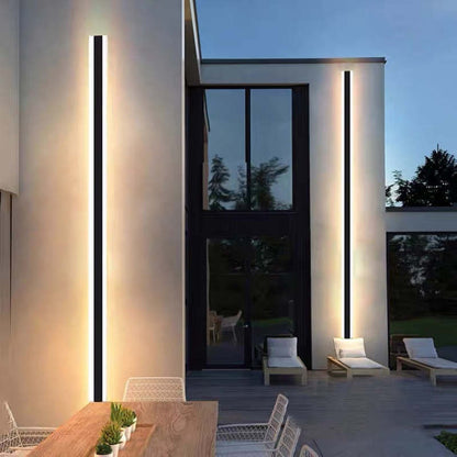 Außenwandleuchte Linear LED | IP65 aus Metall und Acryl | Mit oder Ohne Sensor | 30–200 cm