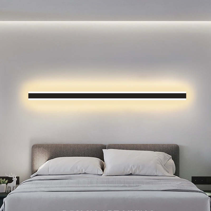 Außenwandleuchte Linear LED | IP65 aus Metall und Acryl | Mit oder Ohne Sensor | 30–200 cm