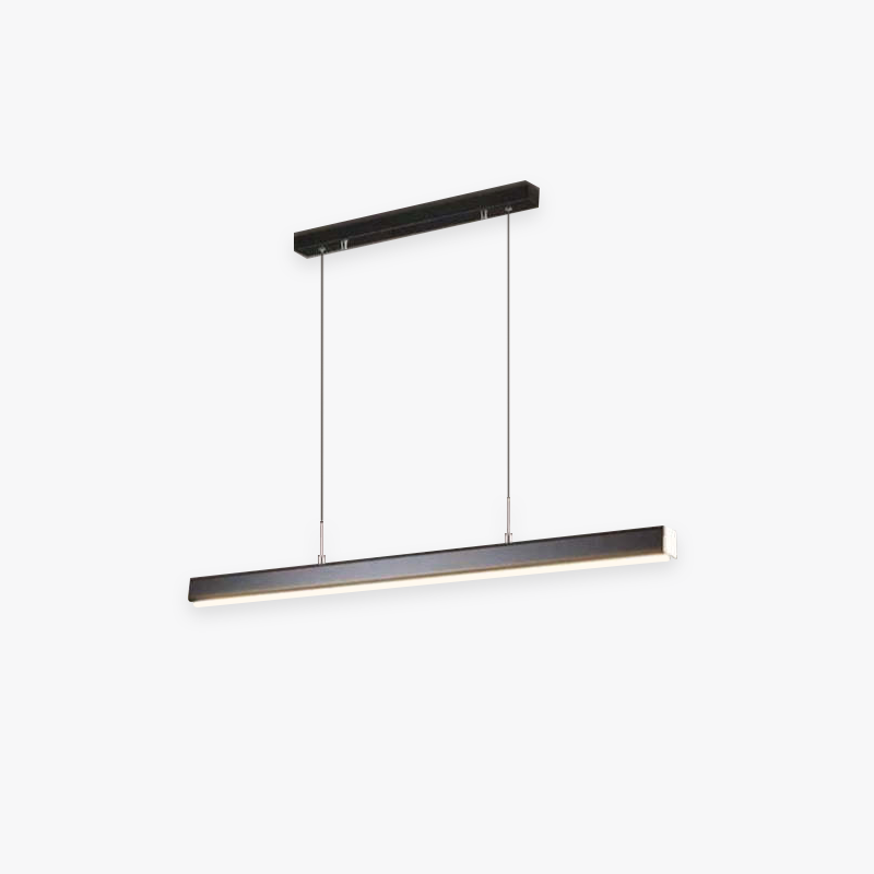 Pendellampa Matbord | Linjär LED i Svart eller Kopparbrun | Dimbar Version | 80–150 cm