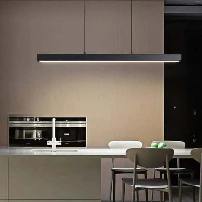 Pendellampa Matbord | Linjär LED i Svart eller Kopparbrun | Dimbar Version | 80–150 cm