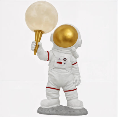 Astronaut LED Bordslampa – Kreativ Bordslampa För Barnrum Med Varm Belysning - 2