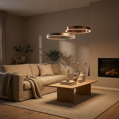 Aureli | Ringförmige Pendelleuchte mit moderner Lichtgeometrie