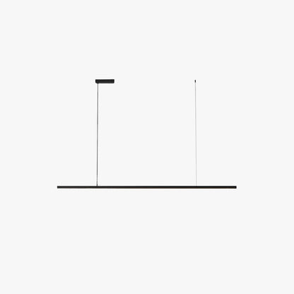Pendelleuchte Linear LED | Schwarzes oder weißes Metall und Acryl | Neutralweiß oder 3 Lichtfarben | 90–120 cm