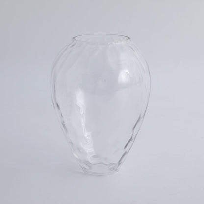 Pendellampa Vintage i Glas och Trä | Droppform | Klar, Bärnsten eller Rökgrå Glas | Två Storlekar