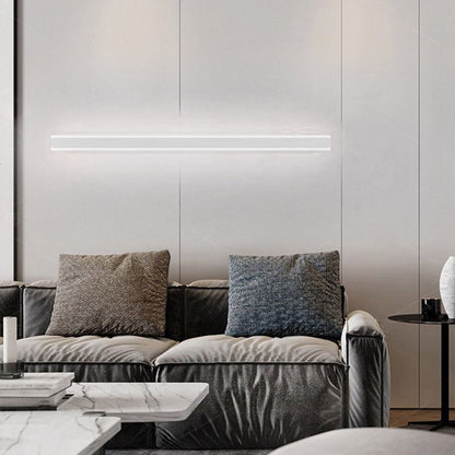 Vägglampa Sovrum | Linjär LED i Guld, Svart eller Vit | Metall och Akryl | 60–120 cm