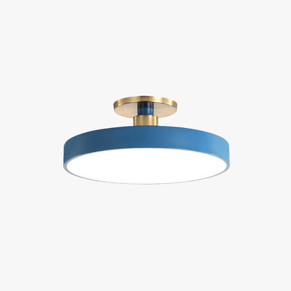 Taklampa LED Rund Plafond i Metall | 6 Färger | Ø 30–49,8 cm | Dimbar eller 3 Ljusfärger