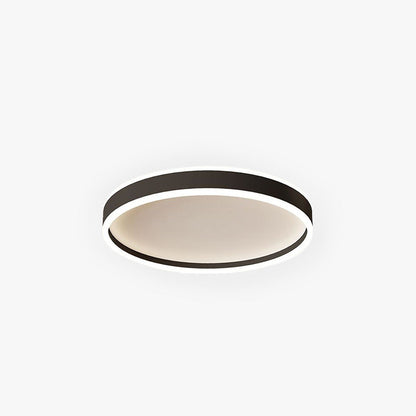 Deckenleuchte LED Rund aus Metall und Acryl | Schwarz oder Weiß | Ø 40,6 oder 49,5 cm | Dimmbar oder 3 Lichtfarben