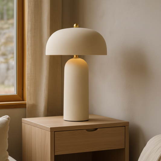 Cavern LED Bordslampa - Minimalistisk Design med Mjuk Ljus för Inredning och Atmosfär - 1