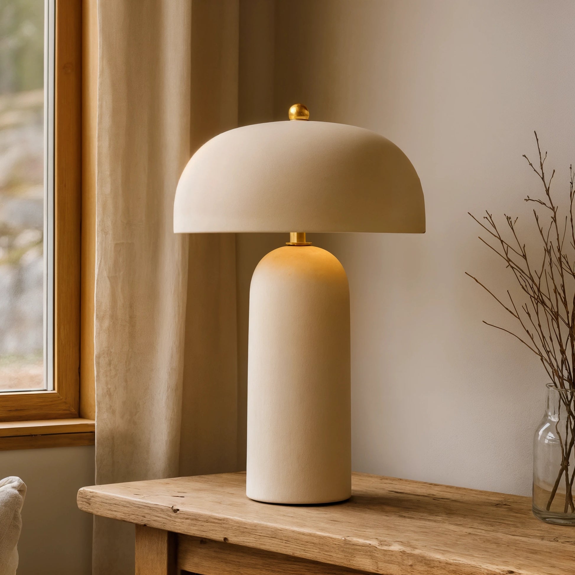 Cavern LED Bordslampa - Minimalistisk Design med Mjuk Ljus för Inredning och Atmosfär - 2