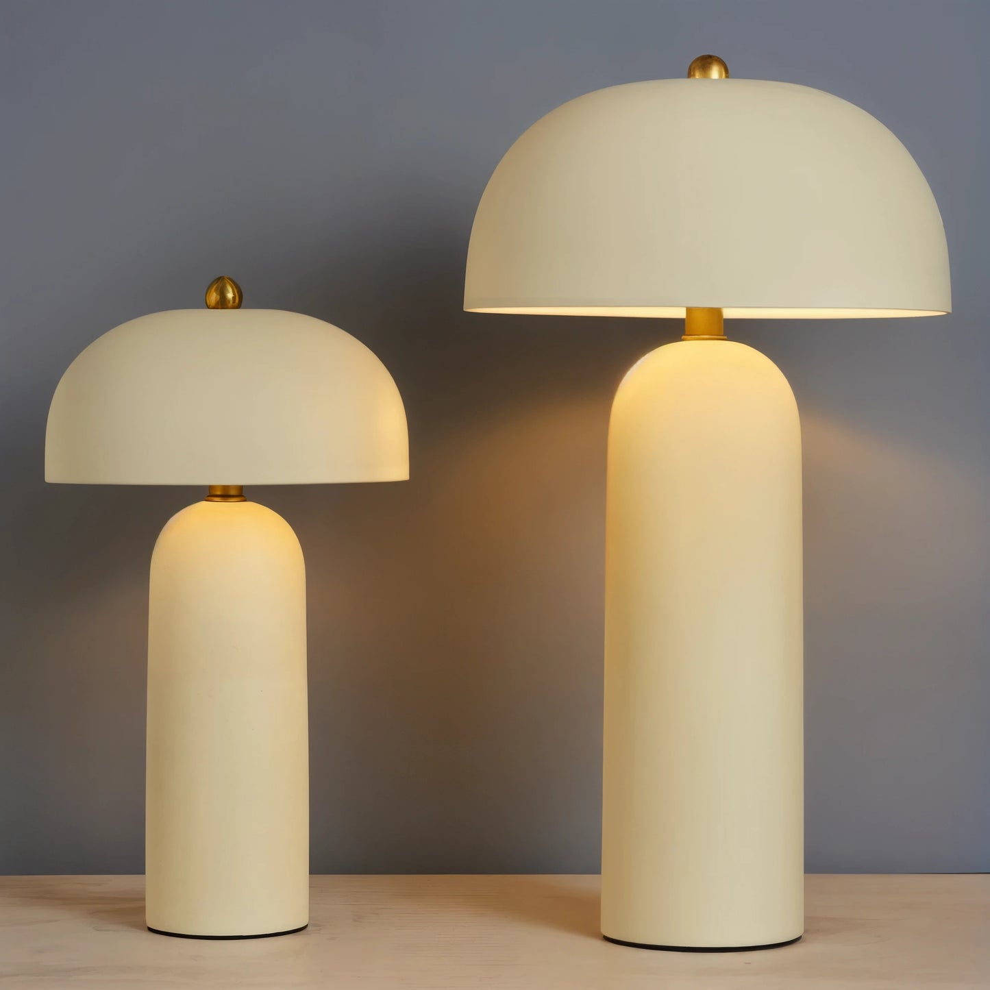 Cavern LED Bordslampa - Minimalistisk Design med Mjuk Ljus för Inredning och Atmosfär - 4