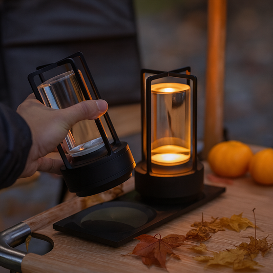 CrystalTouch – Modern Bordslampa, Mjuk Belysning, Skandinavisk Stil 0