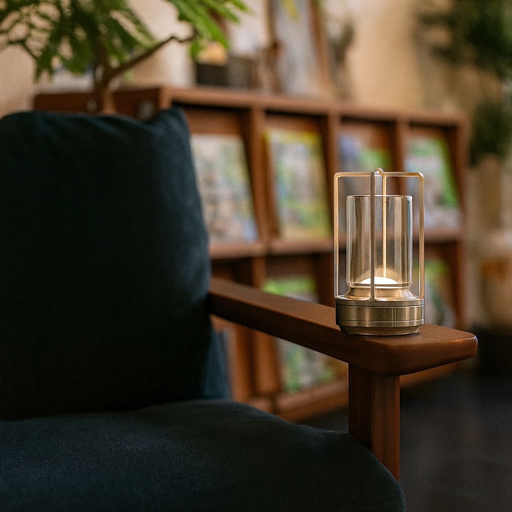 CrystalTouch – Modern Bordslampa, Mjuk Belysning, Skandinavisk Stil 2