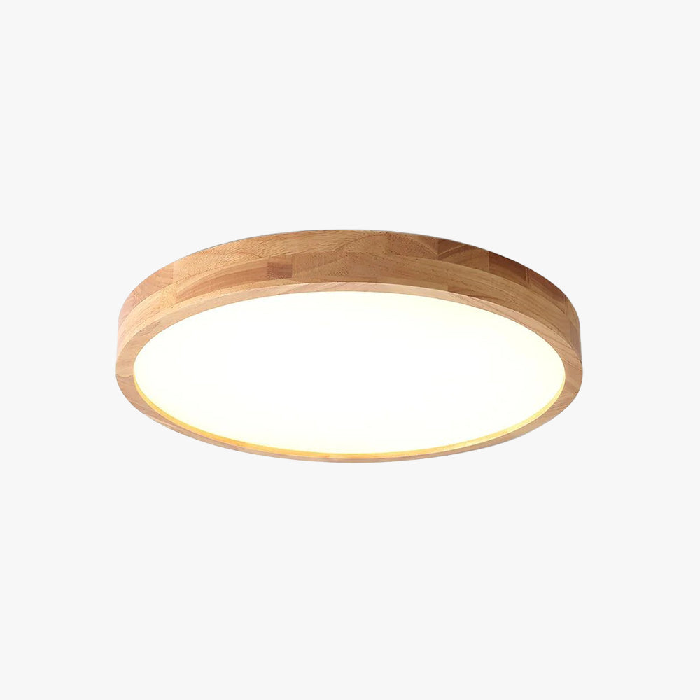 Taklampa i Trä och Akryl | Rund, Fyrkantig eller Rektangulär | Varmvit, Kallvit eller Dimbar LED | 30–80 cm