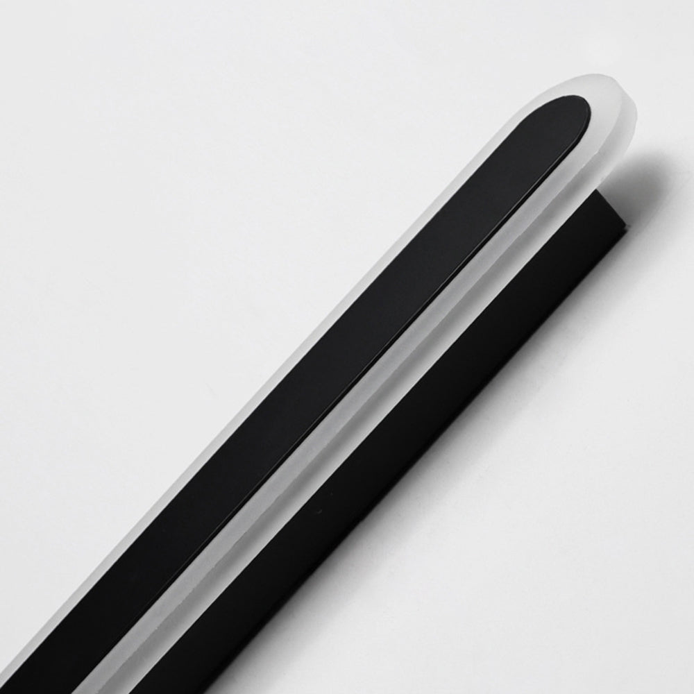 Außenwandleuchte | Lineare LED aus Schwarzem Metall | IP65 mit Bewegungssensor oder Dimmbar | 40–220 cm