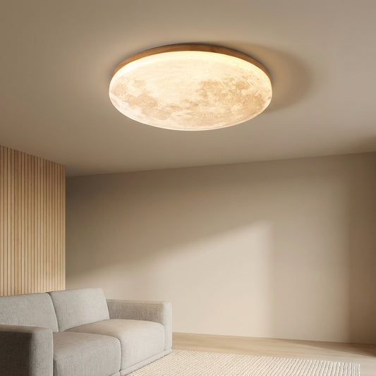 Eluna | Rund Takplafond med Mjuk Ljusdiffusion