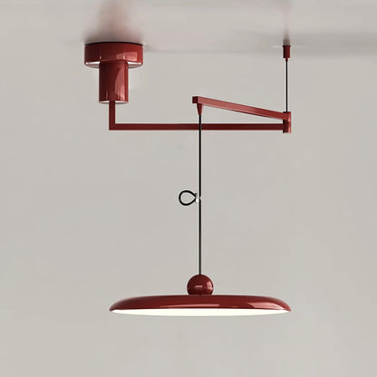Pendellampa höjdjusterbar i metall | 40 eller 50 cm | fem färger | dimbar LED för matbord