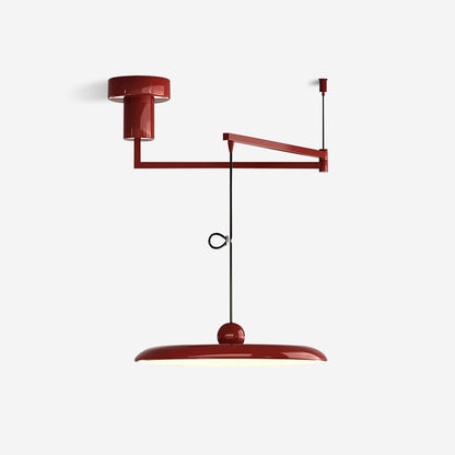 Pendellampa höjdjusterbar i metall | 40 eller 50 cm | fem färger | dimbar LED för matbord