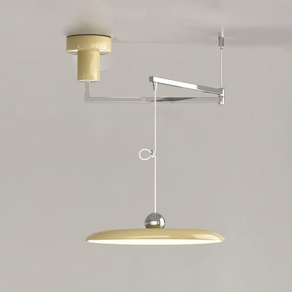 Pendellampa höjdjusterbar i metall | 40 eller 50 cm | fem färger | dimbar LED för matbord