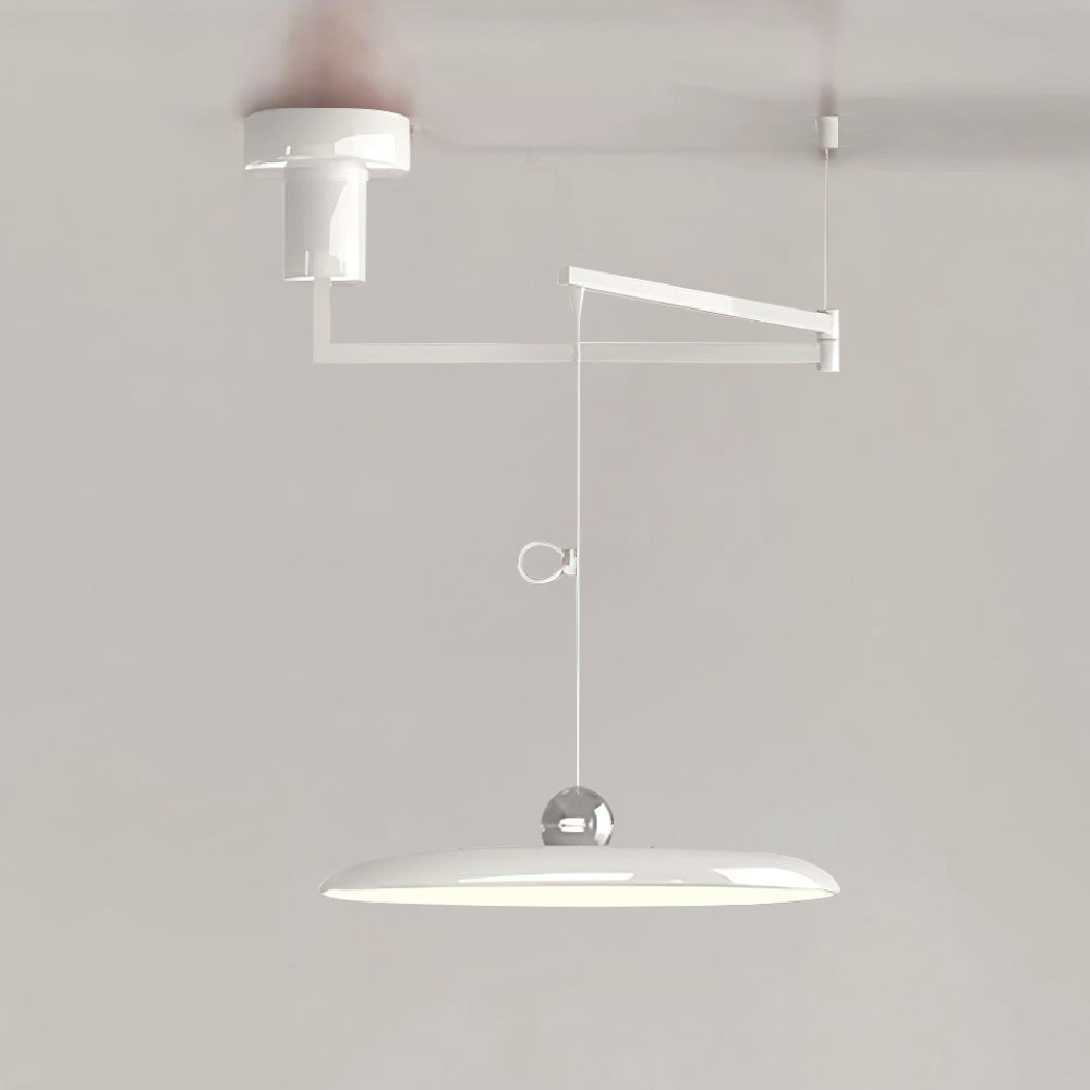 Pendellampa höjdjusterbar i metall | 40 eller 50 cm | fem färger | dimbar LED för matbord