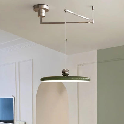 Pendellampa höjdjusterbar i metall | 40 eller 50 cm | fem färger | dimbar LED för matbord