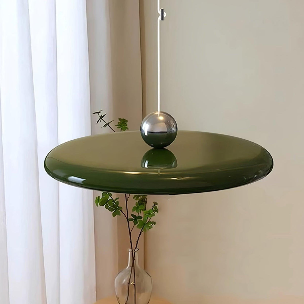 Pendellampa höjdjusterbar i metall | 40 eller 50 cm | fem färger | dimbar LED för matbord