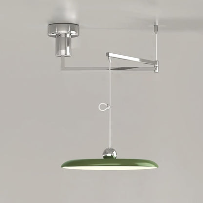 Pendellampa höjdjusterbar i metall | 40 eller 50 cm | fem färger | dimbar LED för matbord