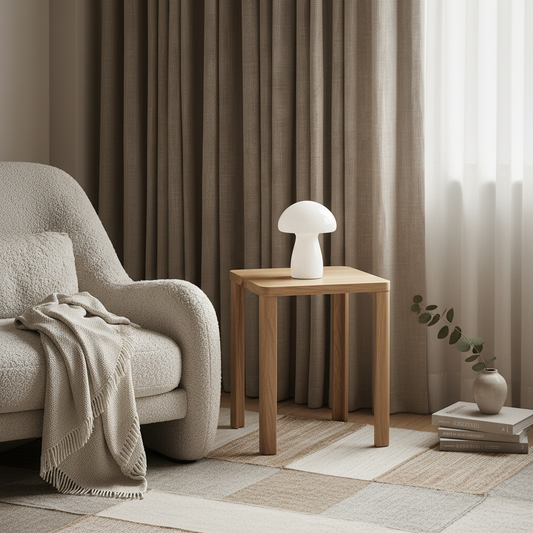 Fungo LED Bordslampa - Svampformad Liten Bordslampa Med Varm Belysning För Hemmet - 1