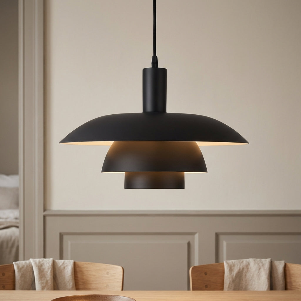 Fyndra | Minimalistisk Pendellampa i Dansk Stil för Inomhusbruk