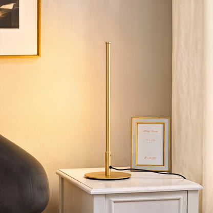 Goldene LED-Tischlampe