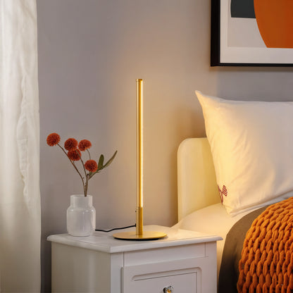 Goldene LED-Tischlampe