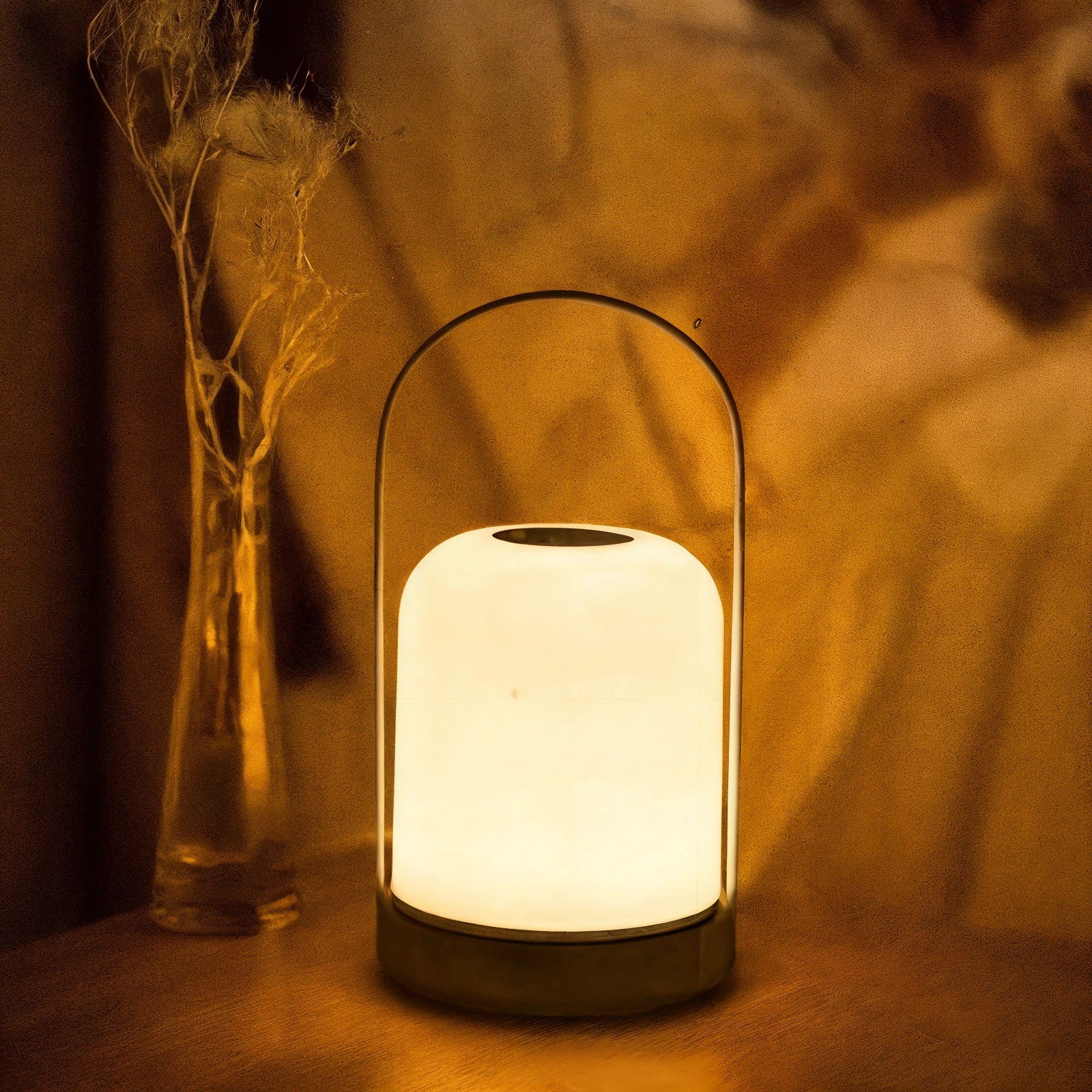 Halo LED Bordslampa - Elegant Bordslampa För Inomhusbruk Med Varm Belysning - 4