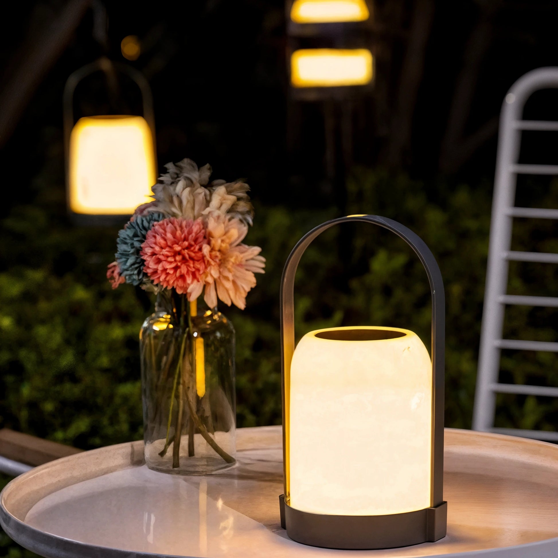 Halo LED Bordslampa - Elegant Bordslampa För Inomhusbruk Med Varm Belysning - 5